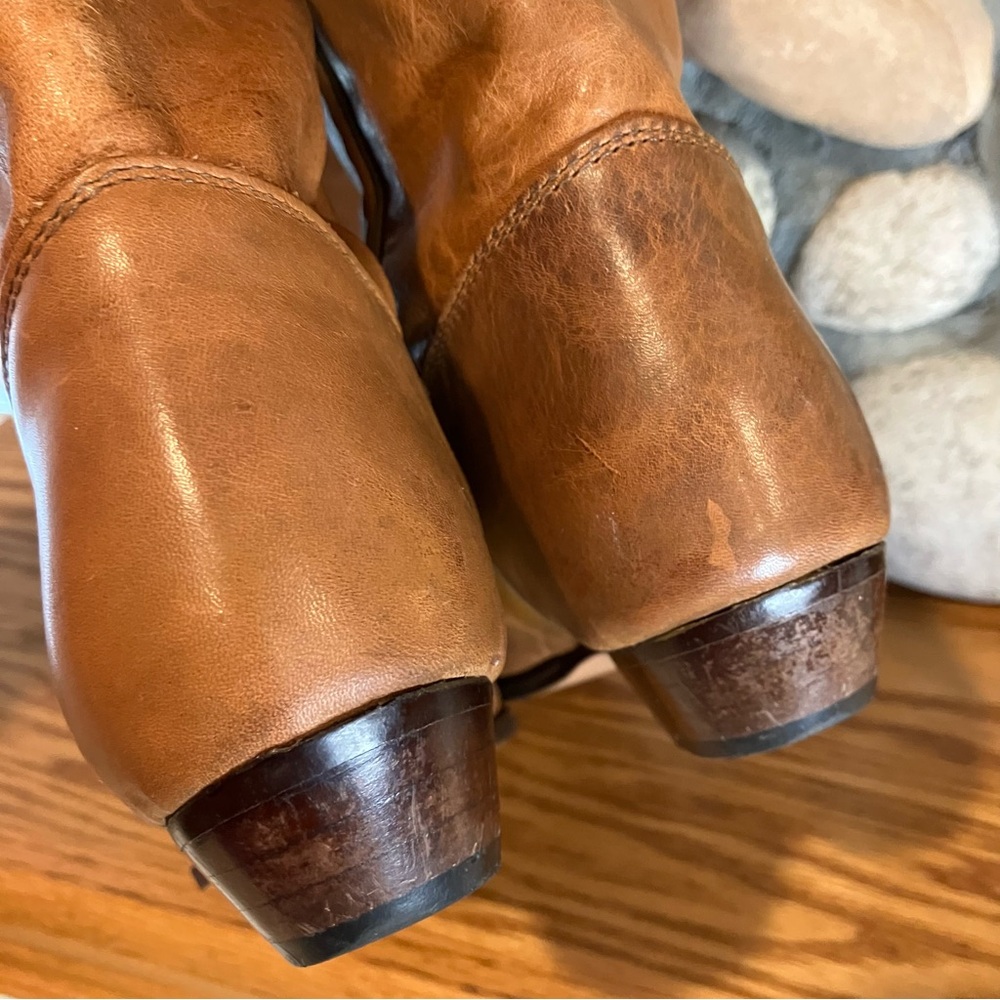Durango | Fringed Leather Western Boots w/ J Snip Toe - Picture 8 of 13